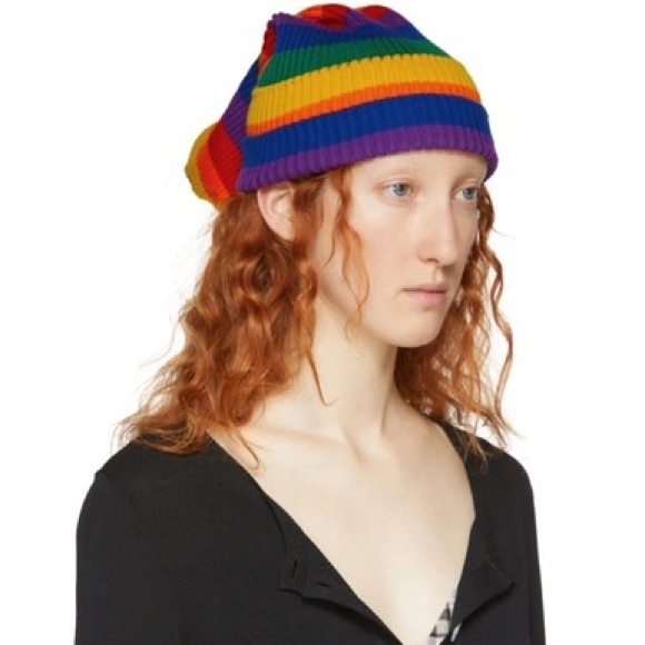Marc Jacobs Multicolor Striped Beanie - Picture 2 of 8